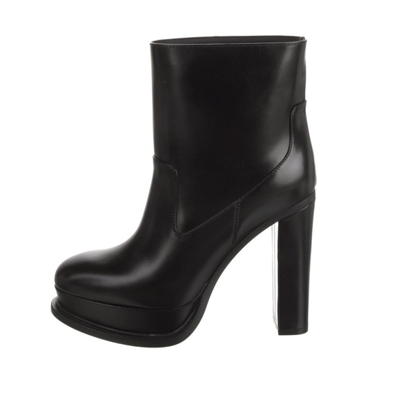 Alexander McQueen Black platform Ankle Boots US8 - Picture 7 of 16